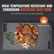 Reversible Cast Iron Grill and Griddle Pan for Double Burner Cooking